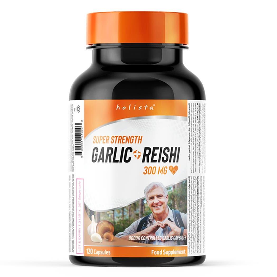Holista Garlic & Rieshi - 300 mg - 120 Capsules Holista Garlic & Rieshi - 300 mg - 120 Capsules