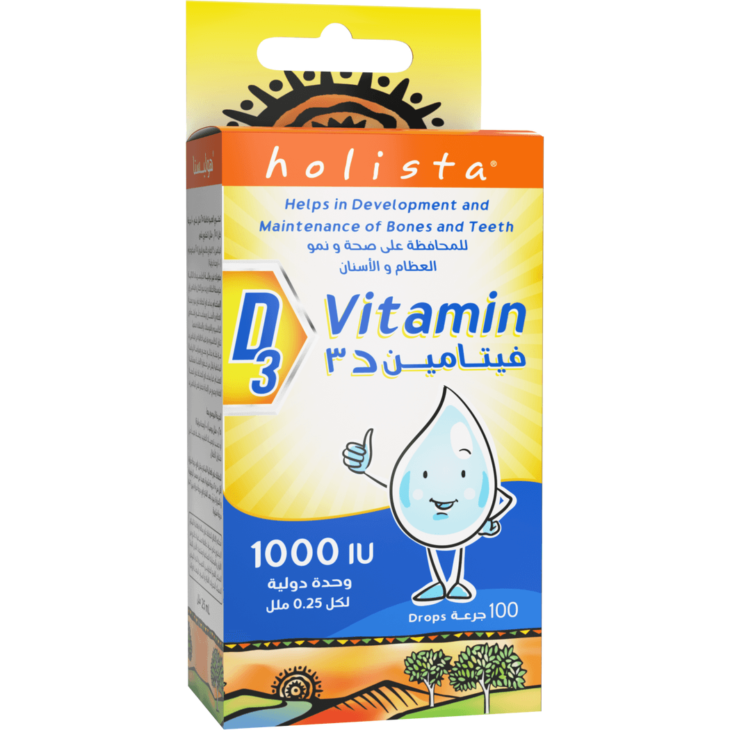 Holista Vitamin D3 1000 Iu -0.25 Ml 25 Ml Drops Holista Vitamin D3 1000 Iu / 0.25 Ml 25 Ml Drops