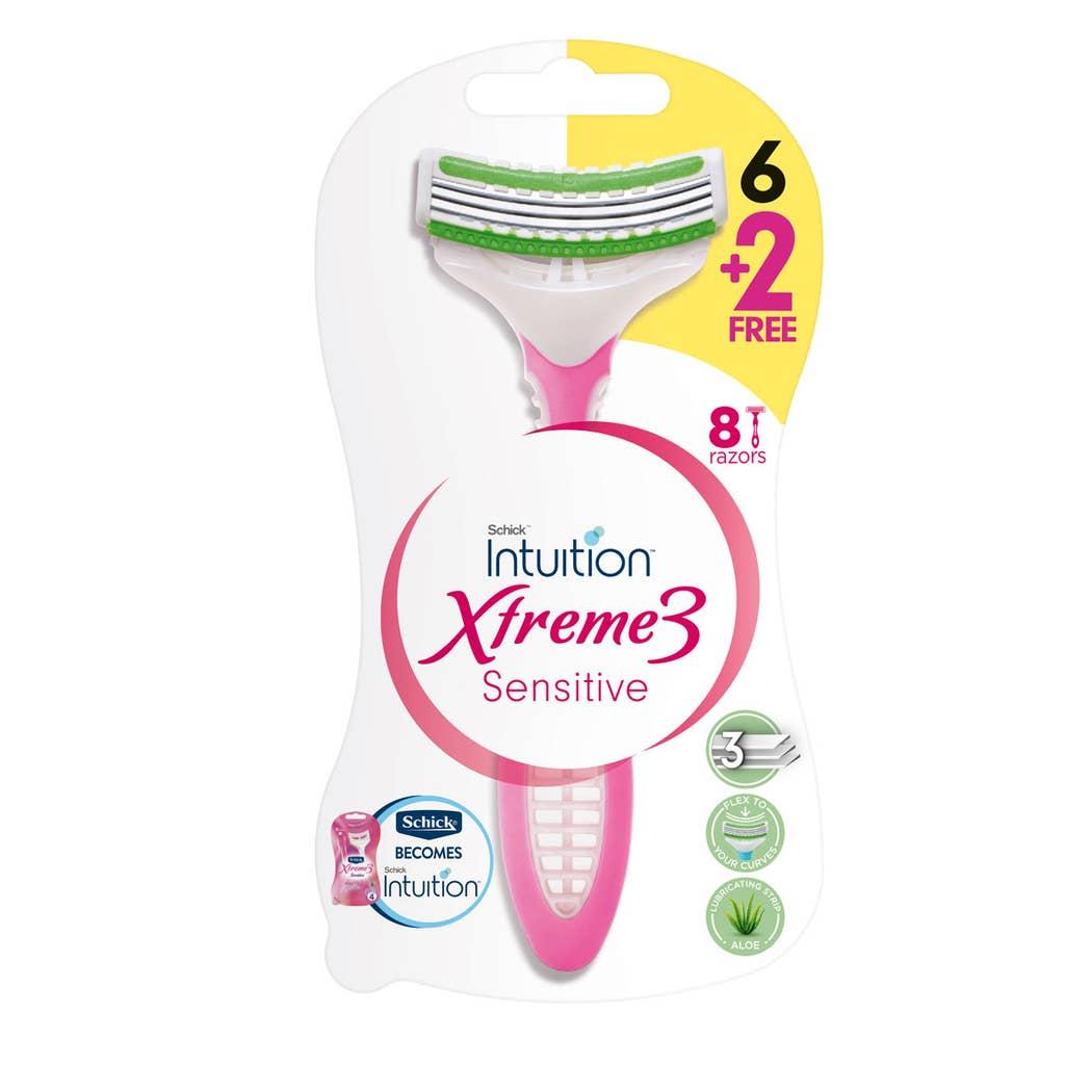 Intuition Razor Xtreme3 Sensitive 6 + 2 Free Intuition Razor Xtreme3 Sensitive 6 + 2 Free