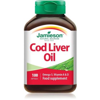 Jamieson Omega 3 Cod Liver Oil 100 Softgels
