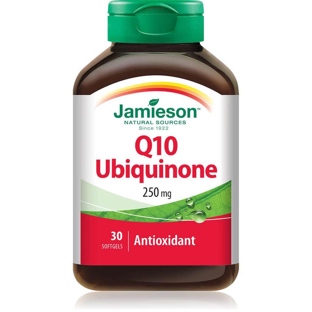 Jamieson Q10 Ubiquinone 250 mg 30 Sofgels Jamieson Q10 Ubiquinone 250 mg 30 Sofgels