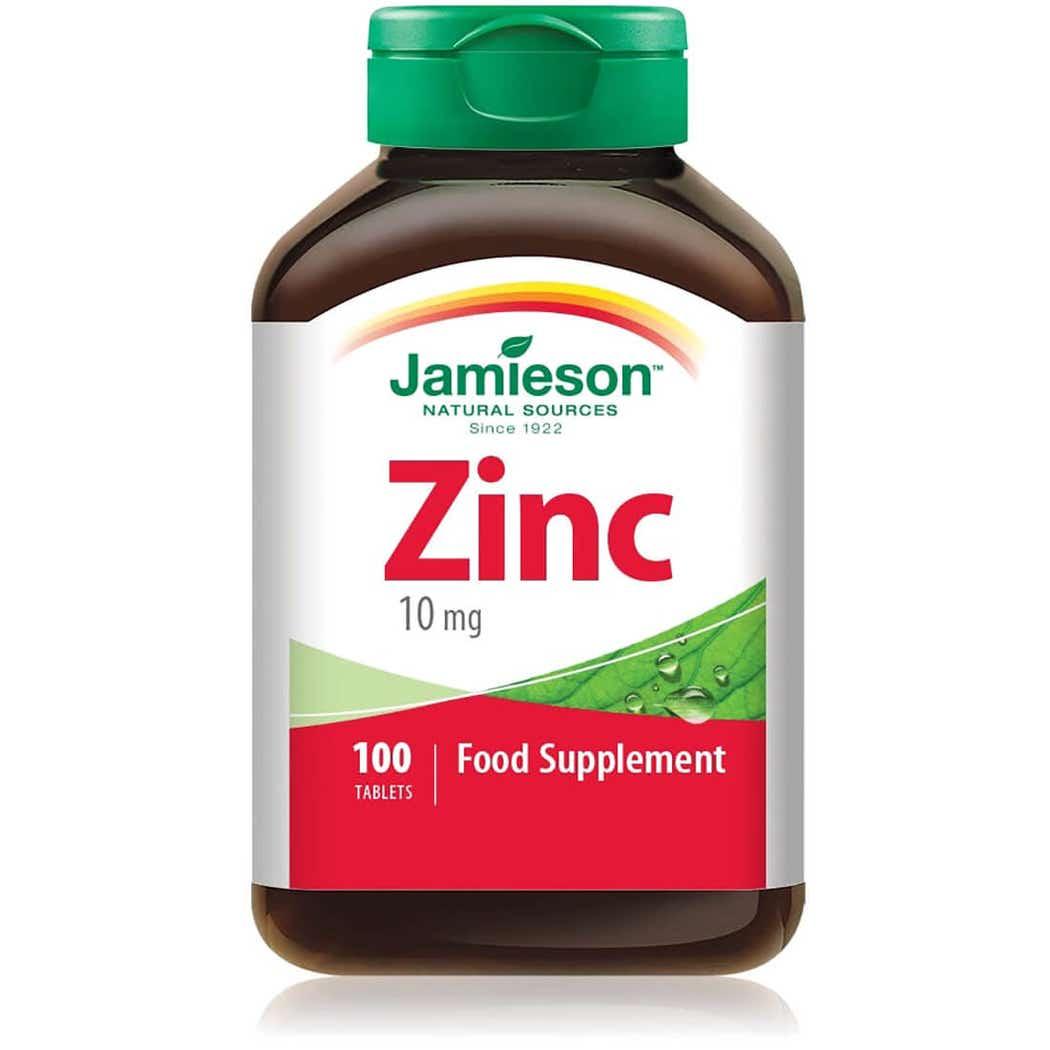 Jamieson Zinc 10 mg 100 Tablets Jamieson Zinc 10 mg 100 Tablets