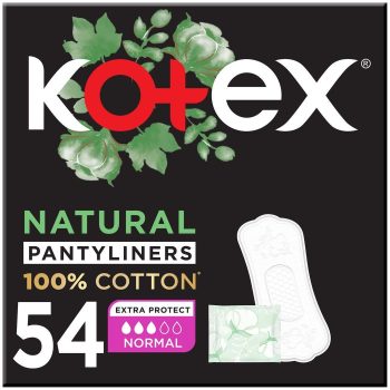 Kotex Fem Pantiliners Cotton Normal 54 pcs