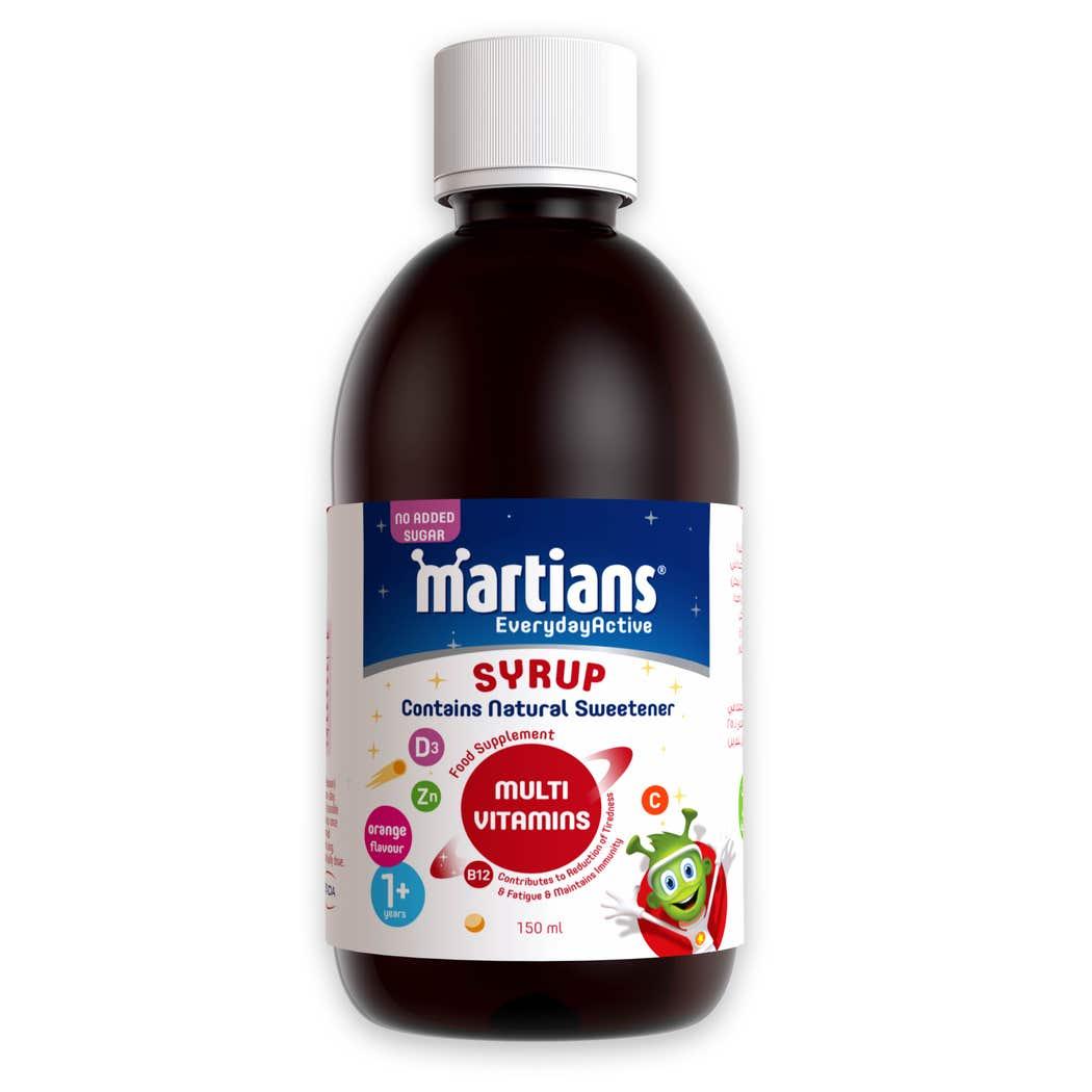 Martians Everydayactive Multi-Vitamins Syrup 150ml Martians Everydayactive Multi-Vitamins Syrup 150ml