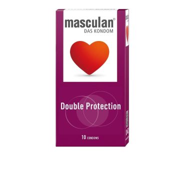 Masculan Condom Double Protection - 10 Pcs