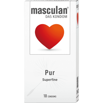 Masculan Condom Silk Pur - 10 Pcs