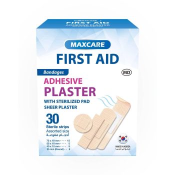 Maxcare First Aid Bandage Assorted 30 Pcs
