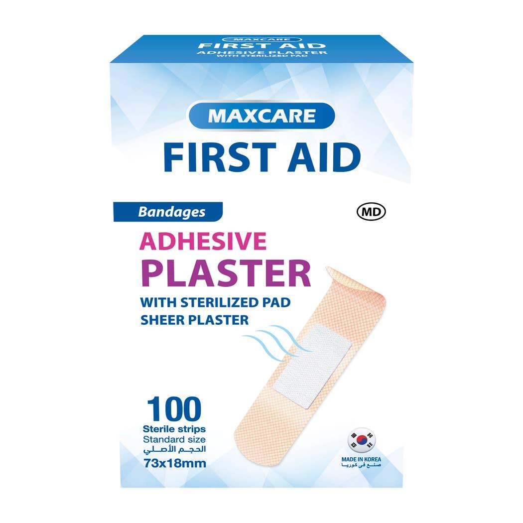 Maxcare First Aid Bandage Standard 100 Pcs Maxcare First Aid Bandage Standard 100 Pcs