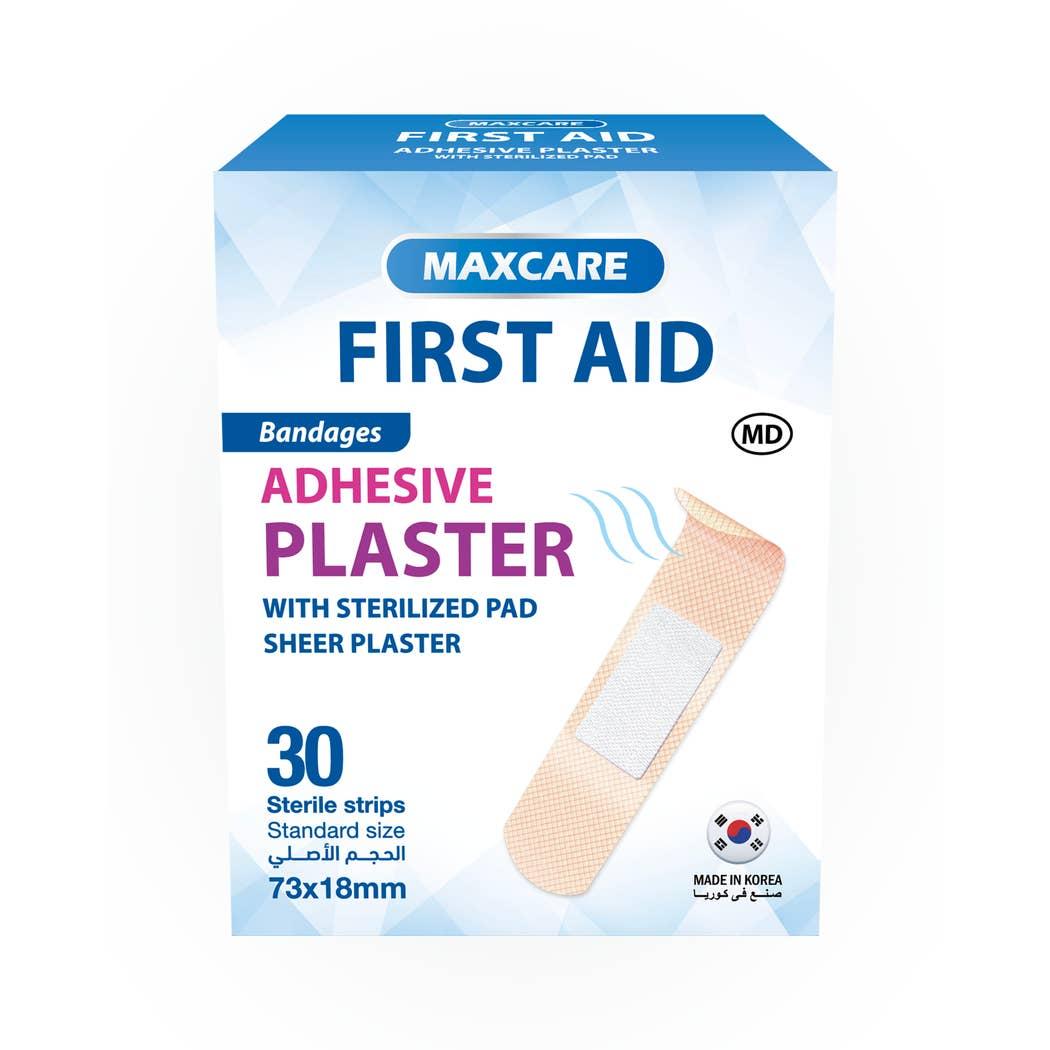 Maxcare First Aid Bandage Standard 30 Pcs Maxcare First Aid Bandage Standard 30 Pcs
