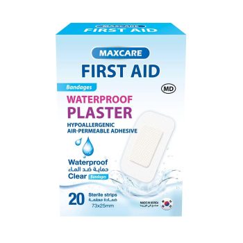 Maxcare First Aid Bandage Waterproof Standard 20 Pcs
