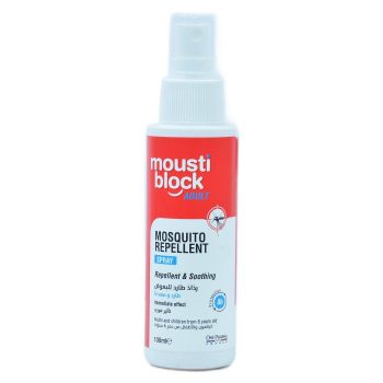 Mousti Block Adult Spray Mosquito Repellent 100ml