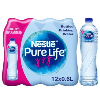 Nestle PureLife 12 Bottled Drinking Water x 600 ml