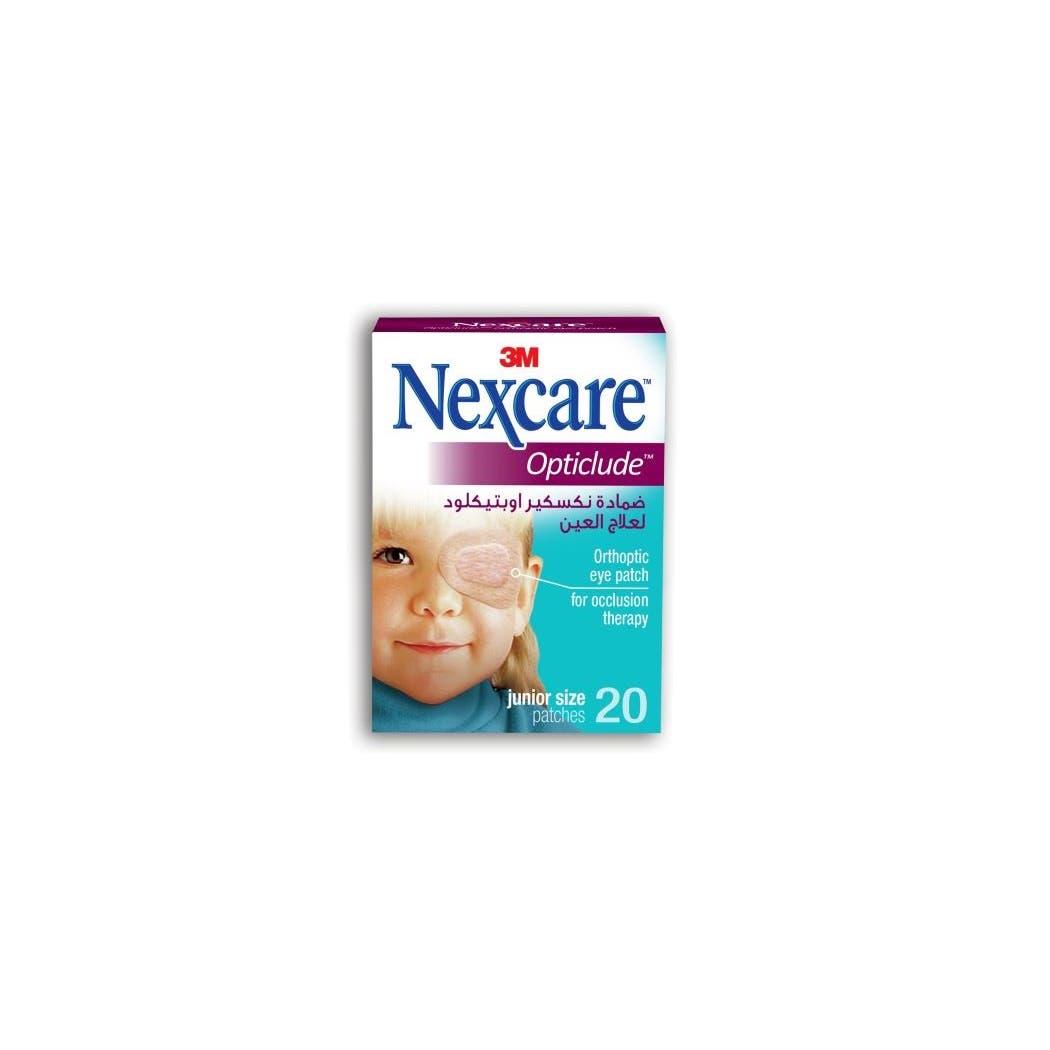 Nexcare™ Opticlude™ Eye Patch Junior, Soft Pad, Hypoallergenic, Highly permeable, 62 mm x 50 mm, 20 patches Nexcare™ Opticlude™ Eye Patch Junior, Soft Pad, Hypoallergenic, Highly permeable, 62 mm x 50 mm, 20 patches
