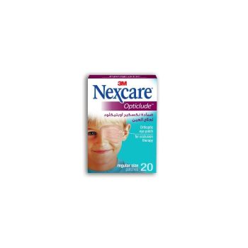 Nexcare™ Opticlude™ Eye Patch Regular 1539, Soft Pad, Hypoallergenic, Highly permeable, 82 mm x 57 mm, 20 Patches