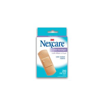 Nexcare™ Plastic Sheer Bandages, Breathable, Water Resistant, Universal Application, Easy removal, 72 mm x 25 mm, 20 Bandages