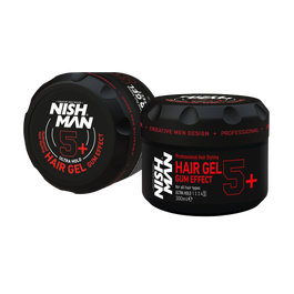 Nishman Ultra Hold Hair Styling Gel Gum Effect 5 + 300 ml