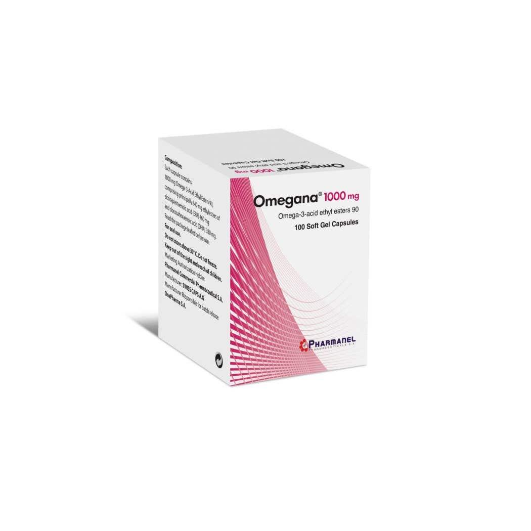 Omegana Omega 3-1000 Mg-100 Capsules Omegana Omega 3-1000 Mg-100 Capsules