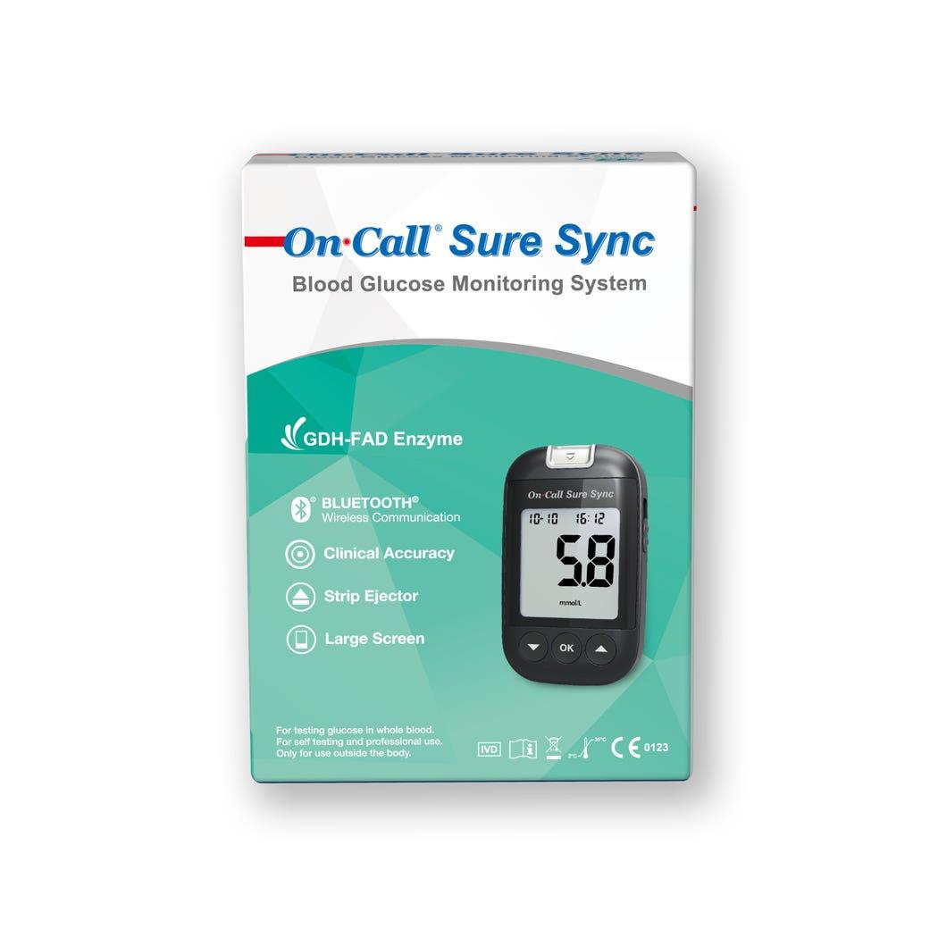 Oncall Sure Sync Blood Glucose Monitor Oncall Sure Sync Blood Glucose Monitor