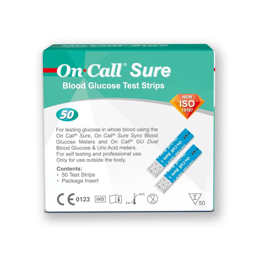 Oncall Sure Test Strips 50 Pcs Oncall Sure Test Strips 50 Pcs