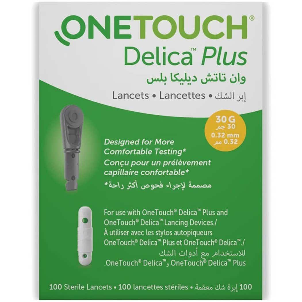 One Touch Delica Plus Sterile Lancets 100 Lancet One Touch Delica Plus Sterile Lancets 100 Lancet