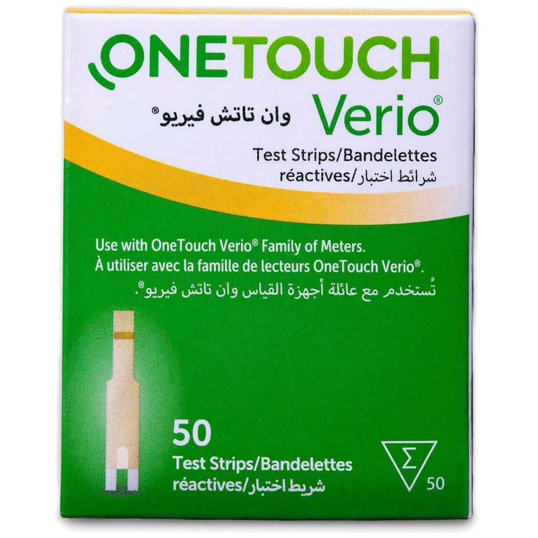 One Touch Verio Test Strips 50 pcs One Touch Verio Test Strips 50 pcs