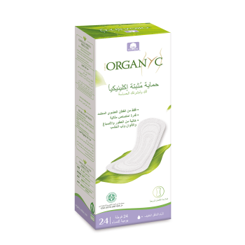 Organyc Cotton Panty Liners Flat 24 Pcs