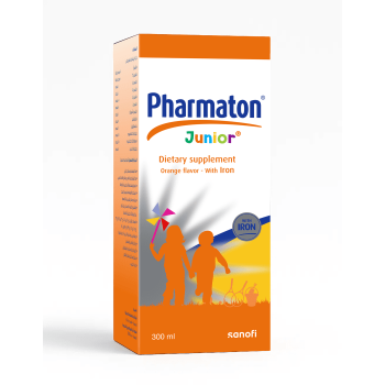 Pharmaton Junior With Iron Syrup 300 Ml