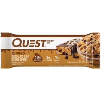Quest Nutrition Protein Bar Dipped Choco Chip Dough 60 Gm