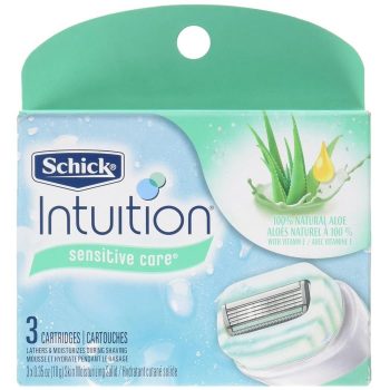 Schick Intuition Sensitive Care With Aloe Vera & Green Tea - 3 pcs