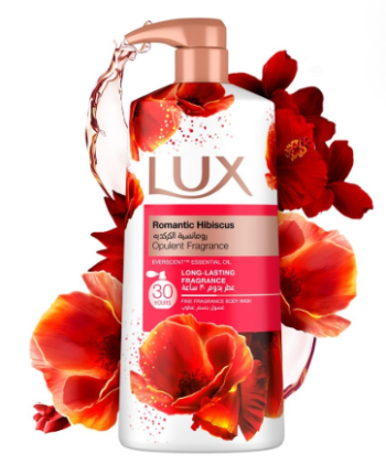 LUX Opulent Fragrance Body Wash, Romantic Hibiscus, 700ml