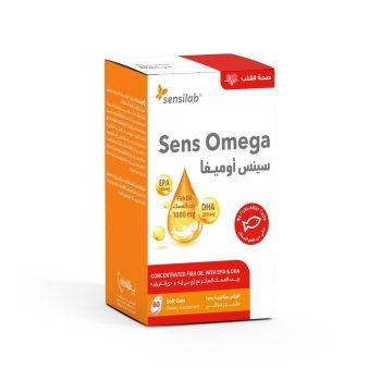 Sensilab, Sens Omega, 1000 Mg Fish Oil, 60 Softgels