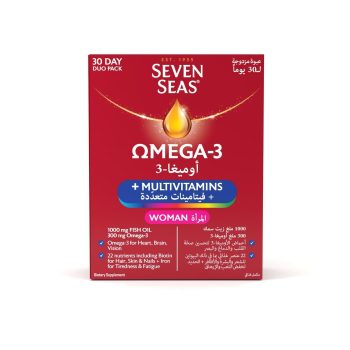 Seven Seas,Omega-3 With Multivitamins For Women 60 Capsules