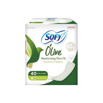Sofy Pantyliner Unscented With Olive 40 Pcs
