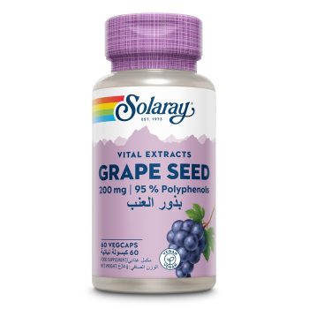 Solaray Grape Seed Extract 200 mg - 60 Capsules