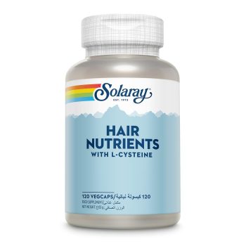 Solaray Hair Nutrients With L-Cysteine - 120 Capsules