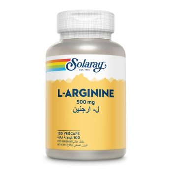 Solaray L-Arginine 500 mg 100 Capsules
