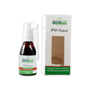 Sterilasafe PVI Aqua - Disinfectant Solution - Povidone Iodine 10% - 60 ML