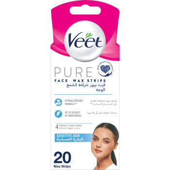 Veet Pure Cws Sensitive Face 20Pcs