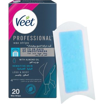 Veet Wax Strips For Sensitive Skin 20 pcs