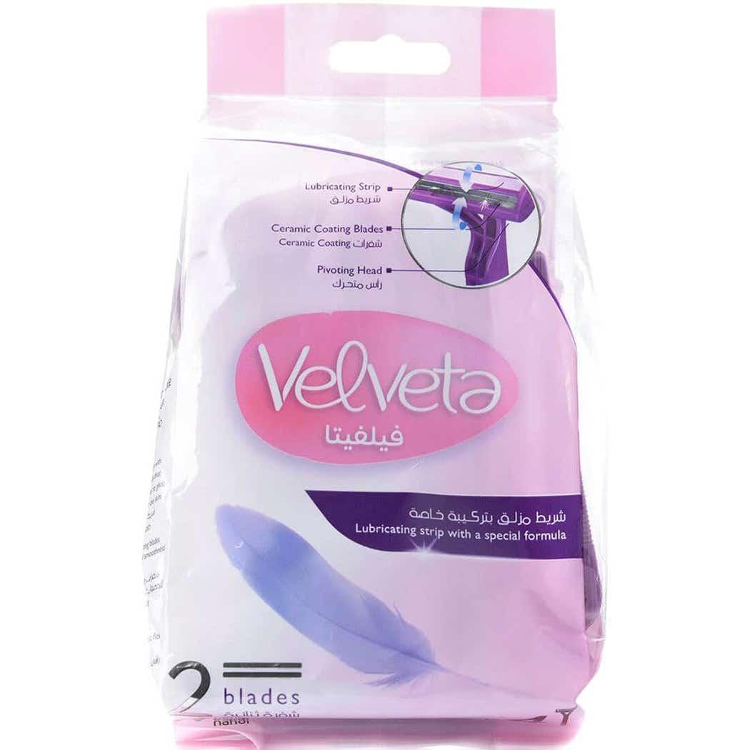 Velveta 2 Blades Razors For Women (10 Pcs+4 Free) Velveta 2 Blades Razors For Women (10 Pcs+4 Free)