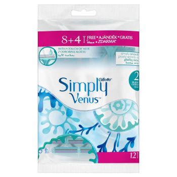 Venus Women's Disposable Razors 8 + 4 Count
