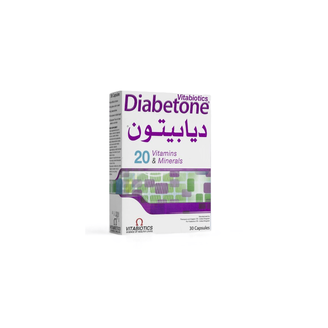 Vitabiotics Diabetone Vitamins & Minerals 30 Capsules Vitabiotics Diabetone Vitamins & Minerals 30 Capsules
