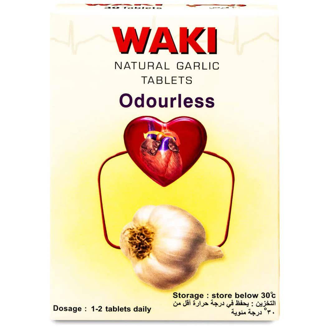 Waki Odourless Garlic 30 Tablets Waki Odourless Garlic 30 Tablets