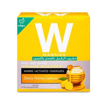Warmax Zesty Honey Lemon With Ginger 12 Sachets