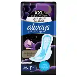 Always Dreamzz Cool & Dry, Night Long, 20 Pads