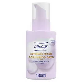 Always Daily Intimate Wash for Period Days, Foam, 180 ml