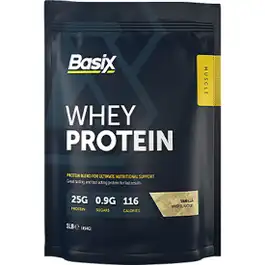 Basix Whey Protein 14 Servings Vanilla Whip Powder 454 g
