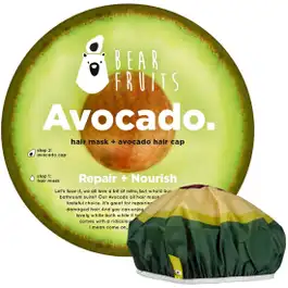 Bear Fruits Hair Mask + Cap Avocado Repair 20Ml