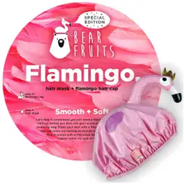 Bear Fruits Hair Mask + Cap Flamingo Soft 20Ml