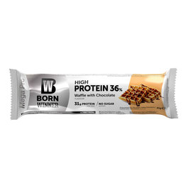 Born Winner Mega Pro Protein Bar Waffle With Chocolate 85 Gm